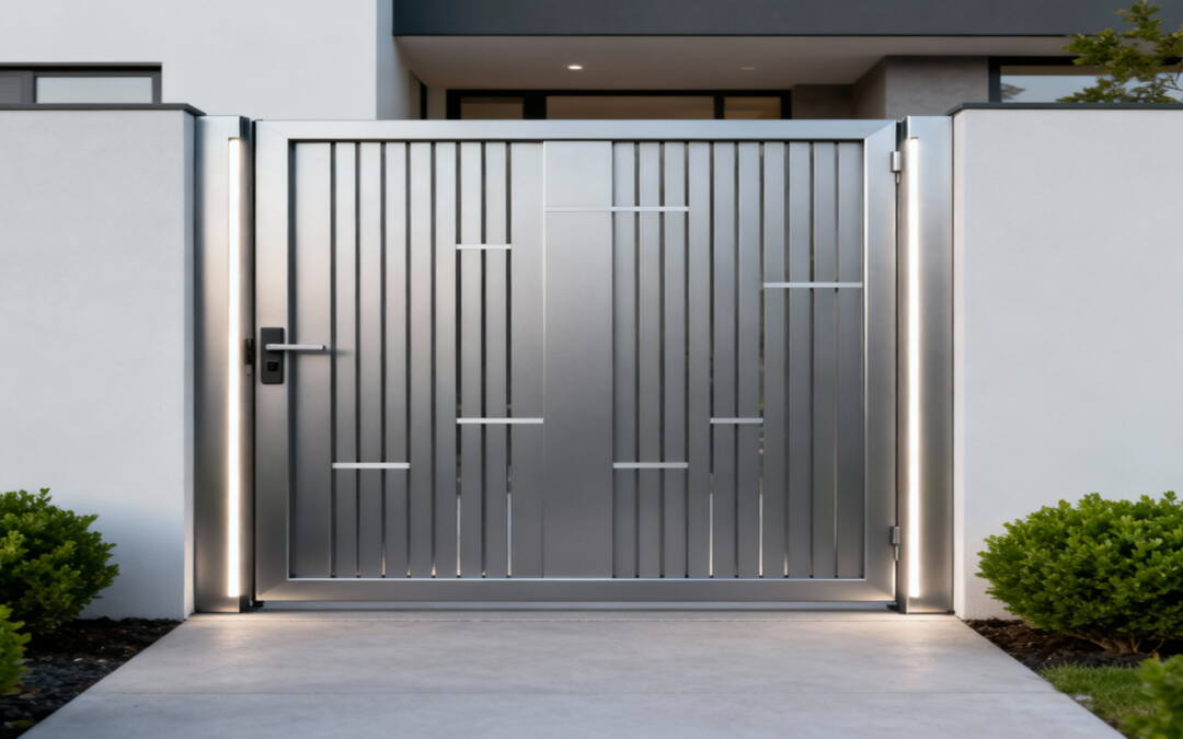 Puertas y vallas de aluminio para viviendas